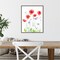Poppy Garden by Sharon Williams 16-in. W x 20-in. H. Canvas Wall Art Print Framed in Grey